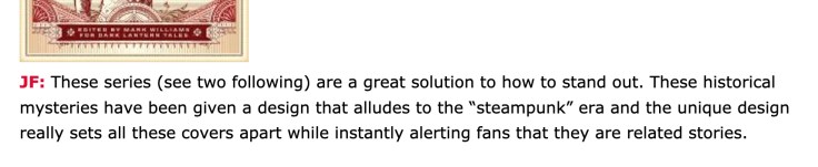 The Book Designer Awards, Jan 2019_2